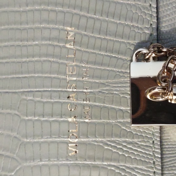 Viola Castellani Milano Lizard Embossed Crossbody Bag - Picture 3 of 9